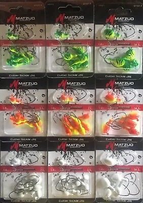 MATZUO Cutter Sickle Jig  Many Sizes & Colors Choose - One Price Fixed Shipping! • $3.75