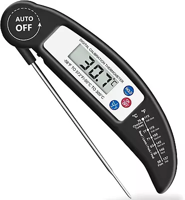 Digital Food Thermometer Probe Cooking Meat Temperature BBQ Kitchen Turkey Jam • £4.99