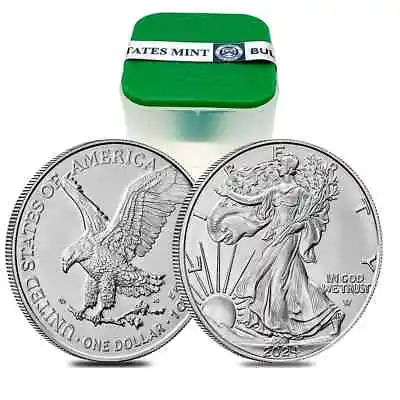 Roll Of 20 - 2024 1 Oz Silver American Eagle $1 Coin BU • $672.66