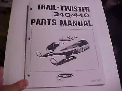 1975 & 1976 Mercury Trail - Twister Snowmobile Parts Manual • $18.95