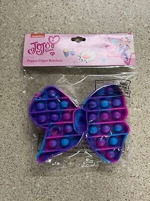 JoJo Siwa Pink Blue Purple Popper Fidget Keychain Backpack Clip Sensory Toy NEW • $13.61