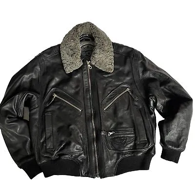 Michael Hoban North Beach Leather Jacket Size Large Flaw • $200