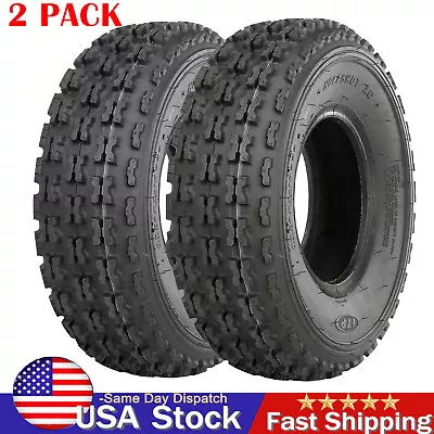 Set Of 2 Quad ATV Tires 22x7-10 22x7x10 UTV Off-Road All Terrain AT 6 Ply New US • $83.99