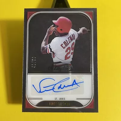 2023 Panini Chronicles Studio Black Signatures /50  VINCE COLEMAN SBS-VCM Auto • $39.99