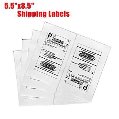 Labels 8.5x5.5 ( 1100 ) Premium Shipping Labels 8.5x5.5 Half-Sheet Self Adhesive • $34.19