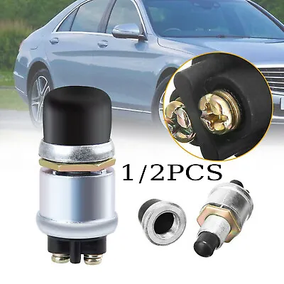 50A Push Button Momentary Starter Ignition Switch On Off SPST 12V For Marine • $6.98