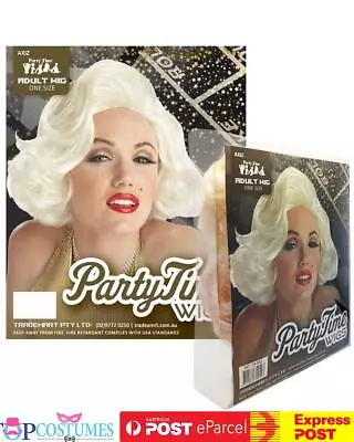 Marilyn Monroe Wig Hair Celebrity Costume Accessory Pop Star 1950s • $29