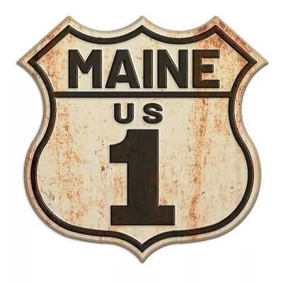 Maine US 1 Die Cut Vinyl Sticker • $4.95