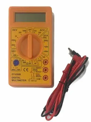 Multimeter Battery Tester Mini Digital Voltmeter Ammeter Continuity Tester • £8.60