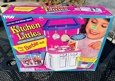 ❤️New Barbie VTG Tyco 90’s Kitchen Littles Island Compact❤️Sealed❤️ • $69