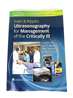 Ultrasonography For The Management Of The Critically Ill Paperback By Lilly • $85.83