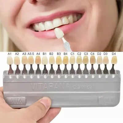 Dental Tooth Shade Guide VITAPAN Classical 16 Colours FIRST COPY Teeth Whitening • $17.99