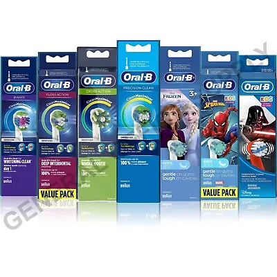 £23.95 • Buy Oral-B Replacement Electric Toothbrush Heads 100% Genuine Braun