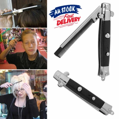 $10.95 • Buy 50s Teddy Elvis Comb Fancy Dress Blade Brush Flick Boy Hair Prop Pocket