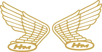 #5023 (2) 6  Honda Vintage REPRO HM HRC Racing Sticker Decal LAMINATED PAIR • $7.99