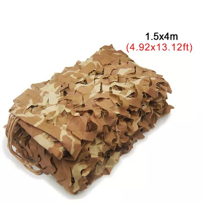 Camouflage Woodland Military Net Desert Leaves Camo Netting Hunting Tent Cover • $11.59