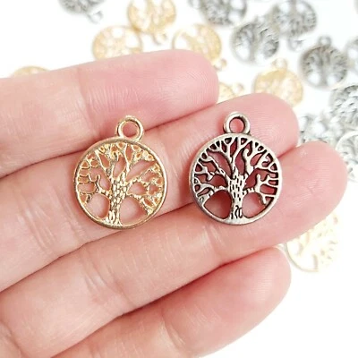 £2.99 • Buy Tree Of Life Connector Charms For Earring, Necklace, Pendant, Findings