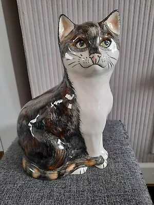 Babbacombe Large Pottery Cat.Stamp On Base  • £10.50