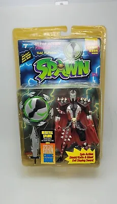 McFarlane’s Todd Toys Medieval Spawn Series 1 Action Figure 1994 W/ Comic Book • $29.98