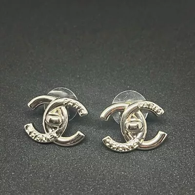 Chanel Earrings  Silver Stub No Box From Japan • $190