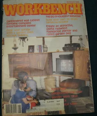 Workbench June 1985 Vintage Softcover The Do-it-yourself Woodworking Crafts Book • $5.99