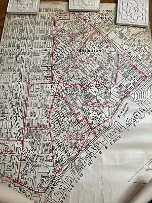 Kensington Neighborhood Map Annotations Hagstrom Authorized Copy Philly  • $18.61