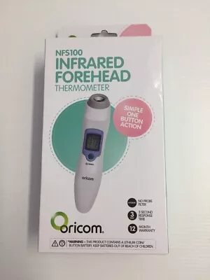 Oricom Nfs100 Infrared Forehead Thermometer Hygienic Baby Adultbrand New Sealed • $39.99