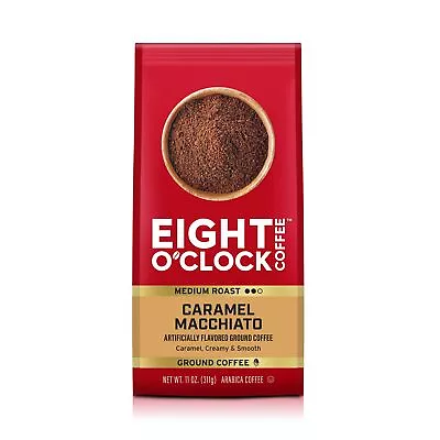 Eight O'Clock Coffee Caramel Macchiato 11 Ounce Pack Of 1 Medium Roast 100% A... • $15.99