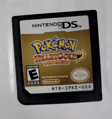 Pokemon Heartgold Version Nintendo DS Cartridge ONLY Tested Authentic • $145.39