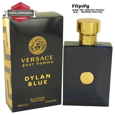 Versace Pour Homme Dylan Blue 6.7 Oz 3.4 1.7 Oz EDT Spray MEN Cologne By Versace • $19.06