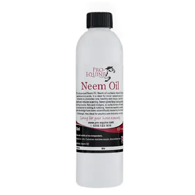 Pro-Equine Neem Oil 250ml *Antibacterial*Anti-fungal*Fly Repellant*Soothes* • £13.99