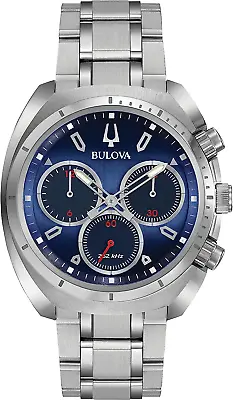 Bulova Men'S 96A185 Curv Collection Analog Display Analog Quartz Silver Watch • $708.99