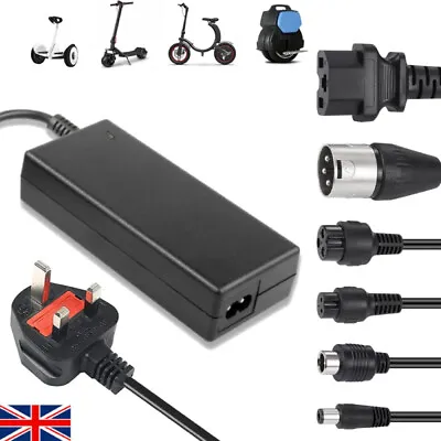 Power Charger Adapter For Electric Bike E-bike Scooter 42V 36V Li-ion DC Battery • £9.99