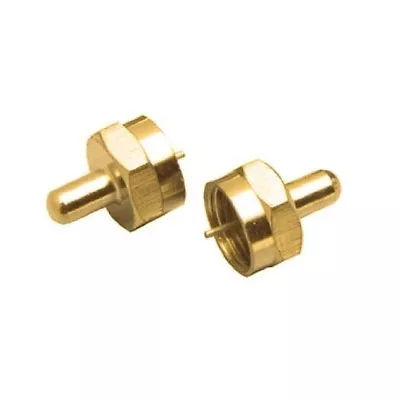 Eagle Terminator Cap Connector Coaxial Cable 75 Ohm Gold 2 Pack F-Connector  • $0.99