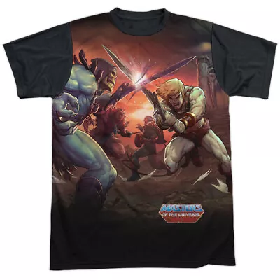 Masters Of The Universe Battle Adult Costume T Shirt (Black Back) S-3XL • $19.99