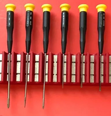 Vintage General Tools 700 6 Piece Precision Screwdriver Set Made In USA • $8.78