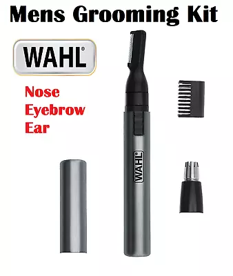 Wahl Mens Grooming Kit Eyebrow Nose Ear Hair Trimmer Shaver Wet Dry Cordless • $49.95