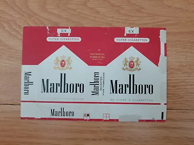 Opened Empty Cigarette Soft Pack--84 Mm-USA-Marlboro • $1.40