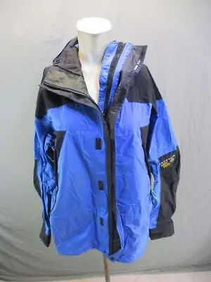 Mountain Hardwear Size M Mens Blue Waterproof Gore-Tex Hooded Ski Jacket 7BL149 • $35