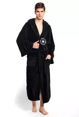 Star Wars Hooded Bath Robe Jedi Knight Galactic Empire Fleece Bathrobe Cloak • $39.99