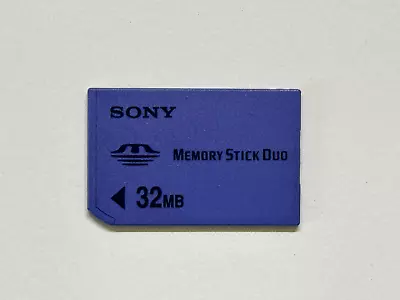 Sony 32MB Sony PSP Memory Stick Pro Duo Memory Card FREE POST • $12