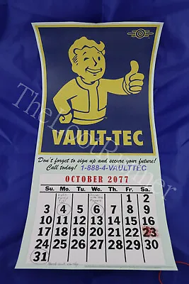 Vault-Tec October 2077 Poster! Official Bethesda EU Exclusive • $15