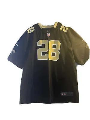 Reebok NFL New Orleans Saints Ingram #28 Men Black Sz XL TG On Field Jersey • $28.95