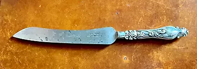 Mappin & Webb ~ Trustworthy ~ Ornate HH Silverplate ~ Bread Knife ~ 19th Century • $34.99