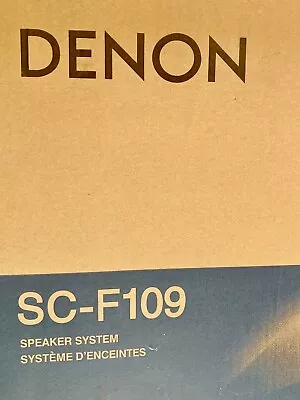 £62 • Buy Pair Of DENON SC-F109 Bookshelf Speakers NEW