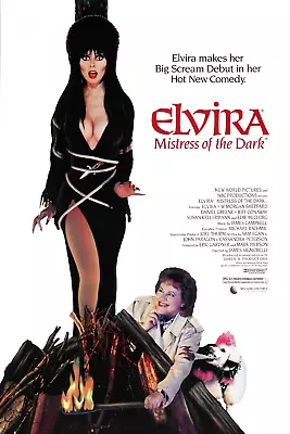 Elvira Mistress Of The Dark Movie Poster • $15