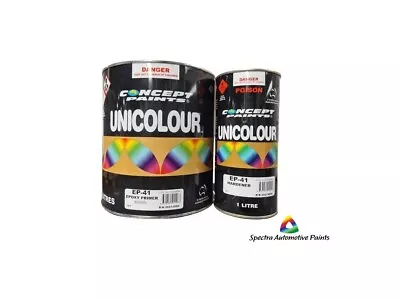 Concept Paints 2K Epoxy Primer Kit EP41. Black 5Lt. Automotive Paint • $195