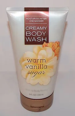 Bath Body Works Warm Vanilla Sugar Creamy Body Wash Shower Gel Moisturizing 8 Oz • £14.43