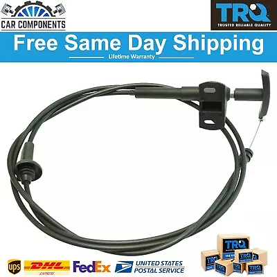 $40.89 • Buy TRQ New Hood Release Cable W/ Handle For 1981-1991 Chevy Blazer GMC Suburban C10