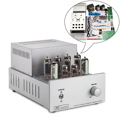 HiFi EL84 Vacuum Tube Power Amplifier Class AB Stereo Audio Amp DIY KIT 13W+13W • $639.99